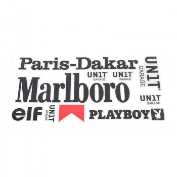 PARIS DAKAR赛车贴纸