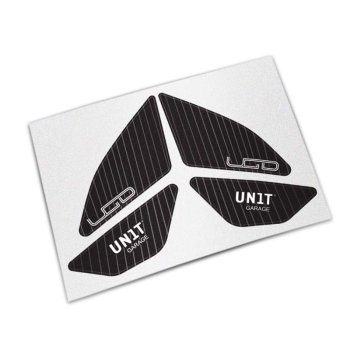 适用于原装 BMW R12 G/S 侧面板的黑色保护贴纸