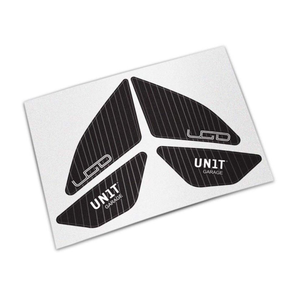 适用于原装 BMW R12 G/S 侧面板的黑色保护贴纸