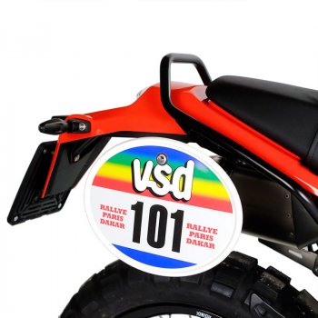 车牌架用VSD贴纸