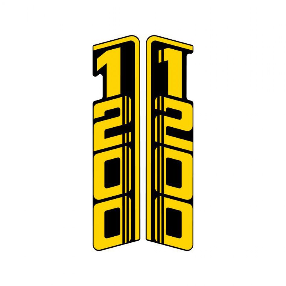 PARIS DAKAR赛车贴纸