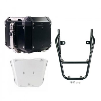 36L 铝制 Atlas 顶箱 + BMW CE 02 后行李架带乘客把手