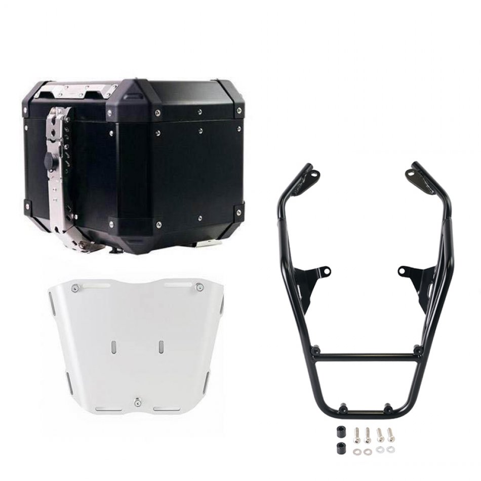 Atlas 铝制顶箱 36L + 后行李架（带乘客把手）BMW R12 G/S