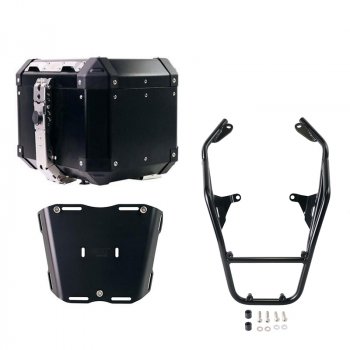 Atlas 铝制顶箱 36L + 后行李架（带乘客把手）BMW R12 G/S