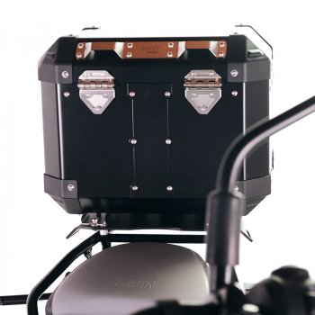 Atlas 铝制顶箱 36L + 带乘客把手的后行李架 Royal Enfield Himalayan 450（2024 年起）