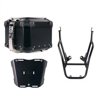 Atlas 44L 通用铝合金尾箱 + 带乘客把手的行李架 BMW F900GS