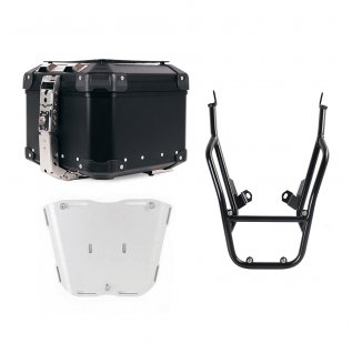 Atlas 44L 通用铝合金尾箱 + 带乘客把手的行李架 BMW F900GS