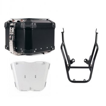 Atlas 44L 通用铝合金尾箱 + 带乘客把手的行李架 BMW F900GS