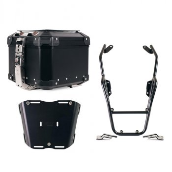 Atlas 44L 通用铝合金尾箱 + 带乘客把手的 BMW R12 NineT 行李架