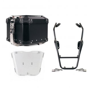 Atlas 44L 通用铝合金尾箱 + 带乘客把手的 BMW R12 NineT 行李架