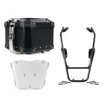 Atlas 44L 通用铝合金尾箱 + 带乘客把手的 BMW R12 NineT 行李架