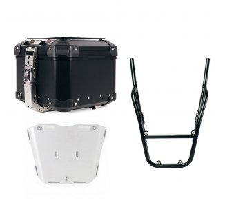 Atlas 44L 通用铝合金尾箱 + 带乘客把手的行李架本田 GB350S