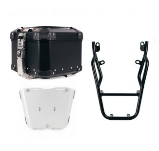 Atlas 44L 通用铝合金尾箱 + 带乘客把手的后行李架 Ducati Scrambler（2023 年起）