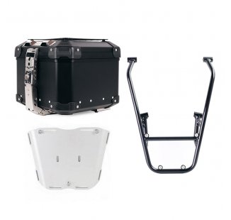 Atlas 44L 通用铝合金尾箱 + 带乘客把手的后行李架 Royal Enfield Guerrilla 450