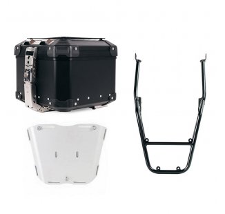 Atlas 44L 通用铝合金尾箱 + 带乘客把手的后行李架 Triumph Bonneville T120