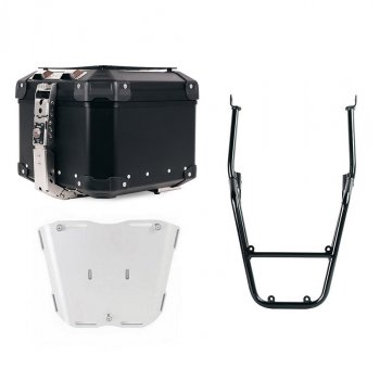 Atlas 44L 通用铝合金尾箱 + 带乘客把手的后行李架 Triumph Bonneville T120