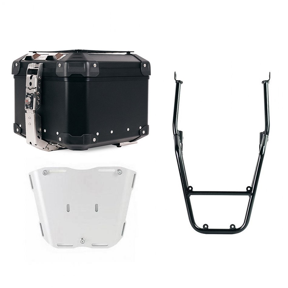 Atlas 44L 通用铝合金尾箱 + 带乘客把手的后行李架 Triumph Bonneville T120