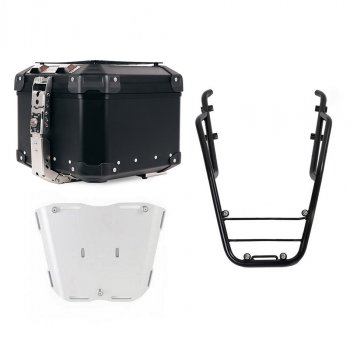 Atlas 44L 通用铝合金尾箱 + 带乘客把手的后托架 Triumph Trident 660