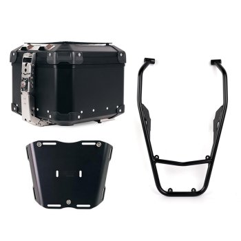 Atlas 44L 通用铝合金尾箱 + 雅马哈 Ténéré 700 后货架带乘客扶手