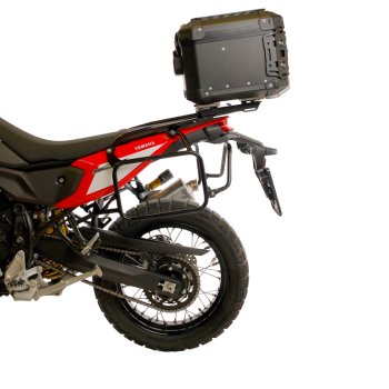 Atlas 44L 通用铝合金尾箱 + 雅马哈 Ténéré 700 后货架带乘客扶手
