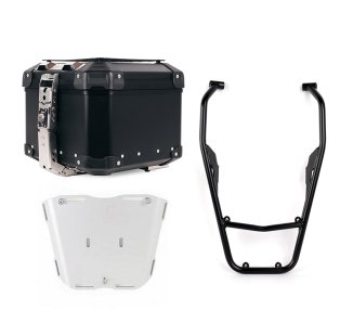 Atlas 44L 通用铝合金尾箱 + 雅马哈 Ténéré 700 后货架带乘客扶手