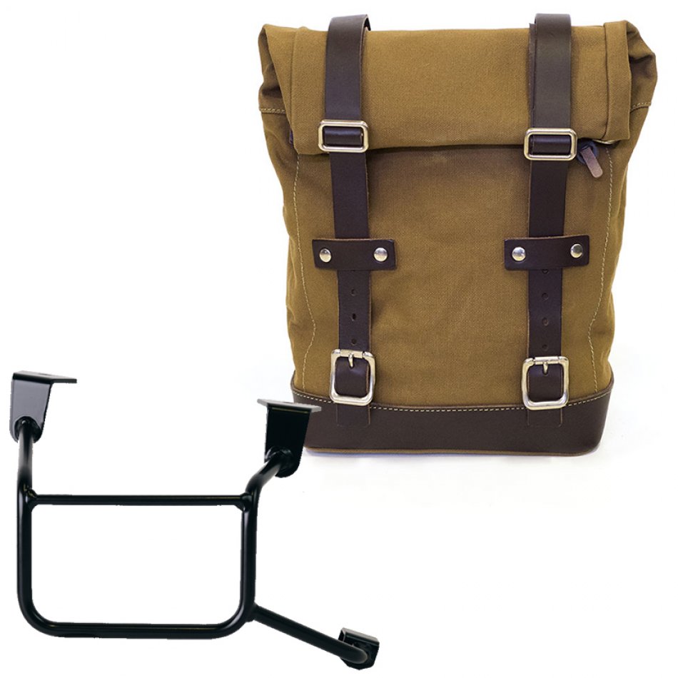 帆布袋 10L-14L + 本田 CRF1100L Africa Twin 和 Adventure Sports 车架（2024 年起）右