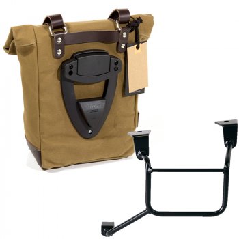 帆布袋 10L-14L + 本田 CRF1100L Africa Twin 和 Adventure Sports 车架（2024 年起）左