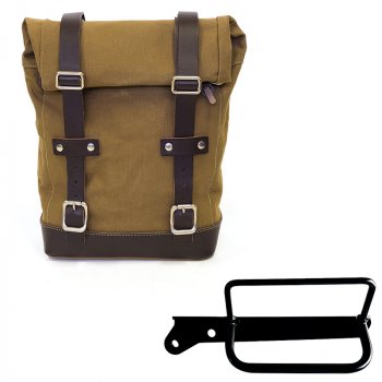 帆布袋 10L-14L + Royal Enfield Hunter 350 左车架