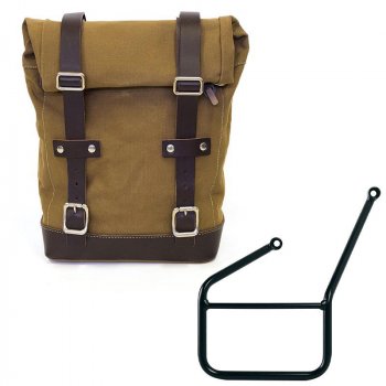 侧挂包帆布 + 左副车架 HUSQVARNA