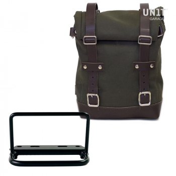 帆布侧包 + 皇家恩菲尔德副车架