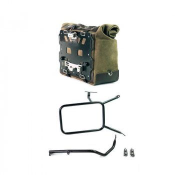 40L - 50L 双面皮革 Cult 侧袋 + 铝板 + NineT右框架，用于Atlas铝袋