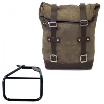 剖层皮革侧包 10L-14L + BMW R12 NineT 右车架