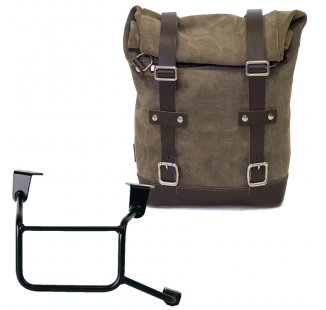 皮结皮包 10L-14L + 本田 CRF1100L Africa Twin 和 Adventure Sports 车架（2024 年起）右