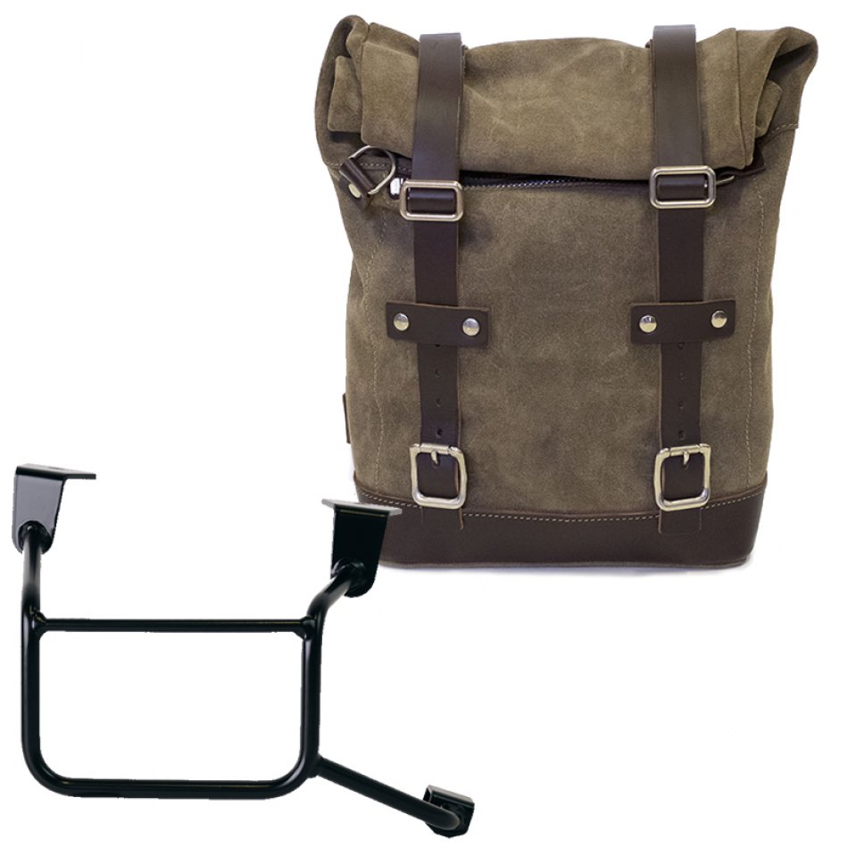 皮结皮包 10L-14L + 本田 CRF1100L Africa Twin 和 Adventure Sports 车架（2024 年起）右