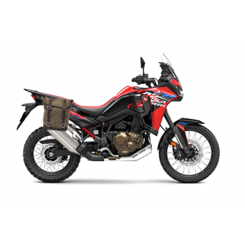 皮结皮包 10L-14L + 本田 CRF1100L Africa Twin 和 Adventure Sports 车架（2024 年起）右