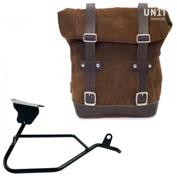 皮结皮包 10L-14L + Moto Guzzi V100 Mandello 右车架