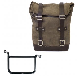 皮结皮包 10L-14L + Moto Guzzi V85 TT 车架（2024 年起）右