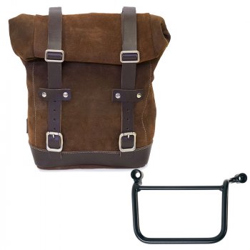 剖层皮侧包 10L-14L + Royal Enfield Guerrilla 450 左框架