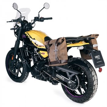 剖层皮侧包 10L-14L + Royal Enfield Guerrilla 450 左框架