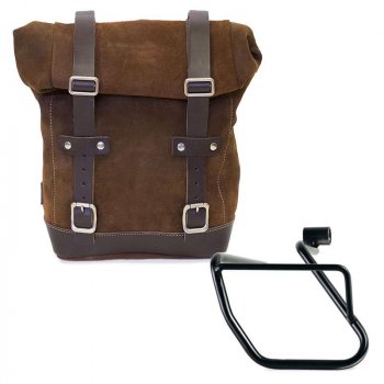 打蜡绒面革侧袋 + Aprilia Tuareg 660 SX 车架