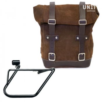 打蜡麂皮侧挂包 + 右侧 BMW CE 04 车架