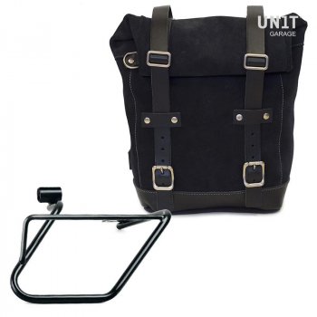 打蜡麂皮侧挂包 + 右侧 BMW CE 04 车架