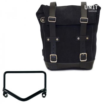 打蜡麂皮侧包 + R18 鱼尾排气框架