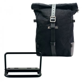 纯帆布侧包 + 皇家恩菲尔德 Bear 650 车架