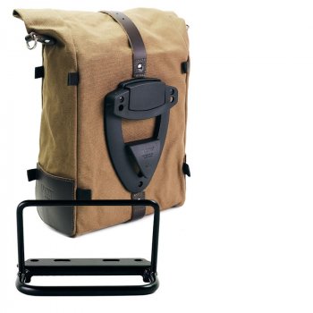 纯帆布侧包 + 皇家恩菲尔德 Bear 650 车架