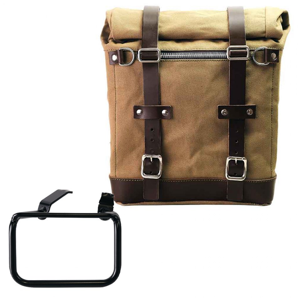 Scram 帆布包 22L-30L + BMW R12 G/S 车架右