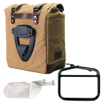 帆布 22L-30L 中的 Scram 侧挂包 + 杜卡迪沙漠雪橇右车架