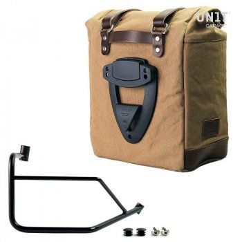 帆布 22L-30L + Ducati DesertX 右车架的 Scram 侧挂包