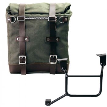 Scram 帆布包 22L-30L + 本田 CRF1100L Africa Twin 和 Adventure Sports 车架（2024 年起）左