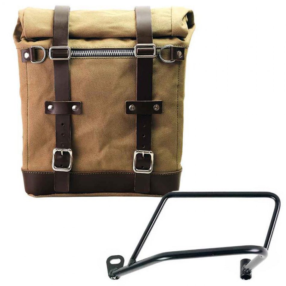 帆布 22L-30L 中的 Scram 侧挂包 + 左车架川崎 Z900RS